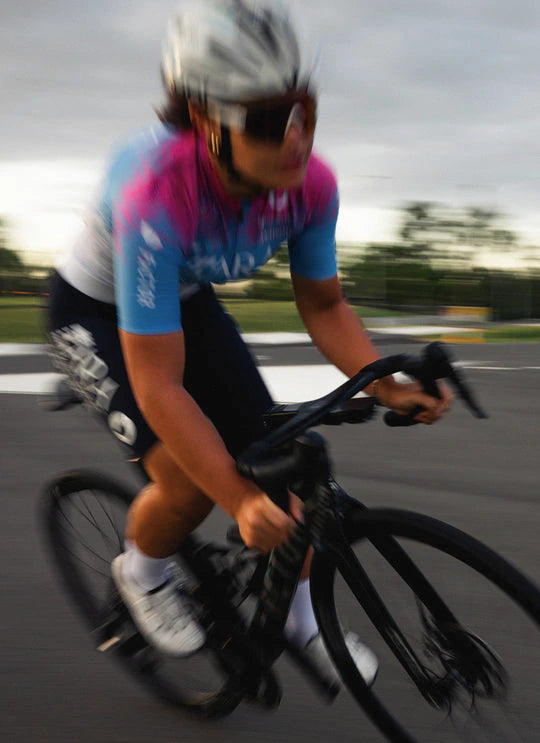 An Australian U19 rider in motion