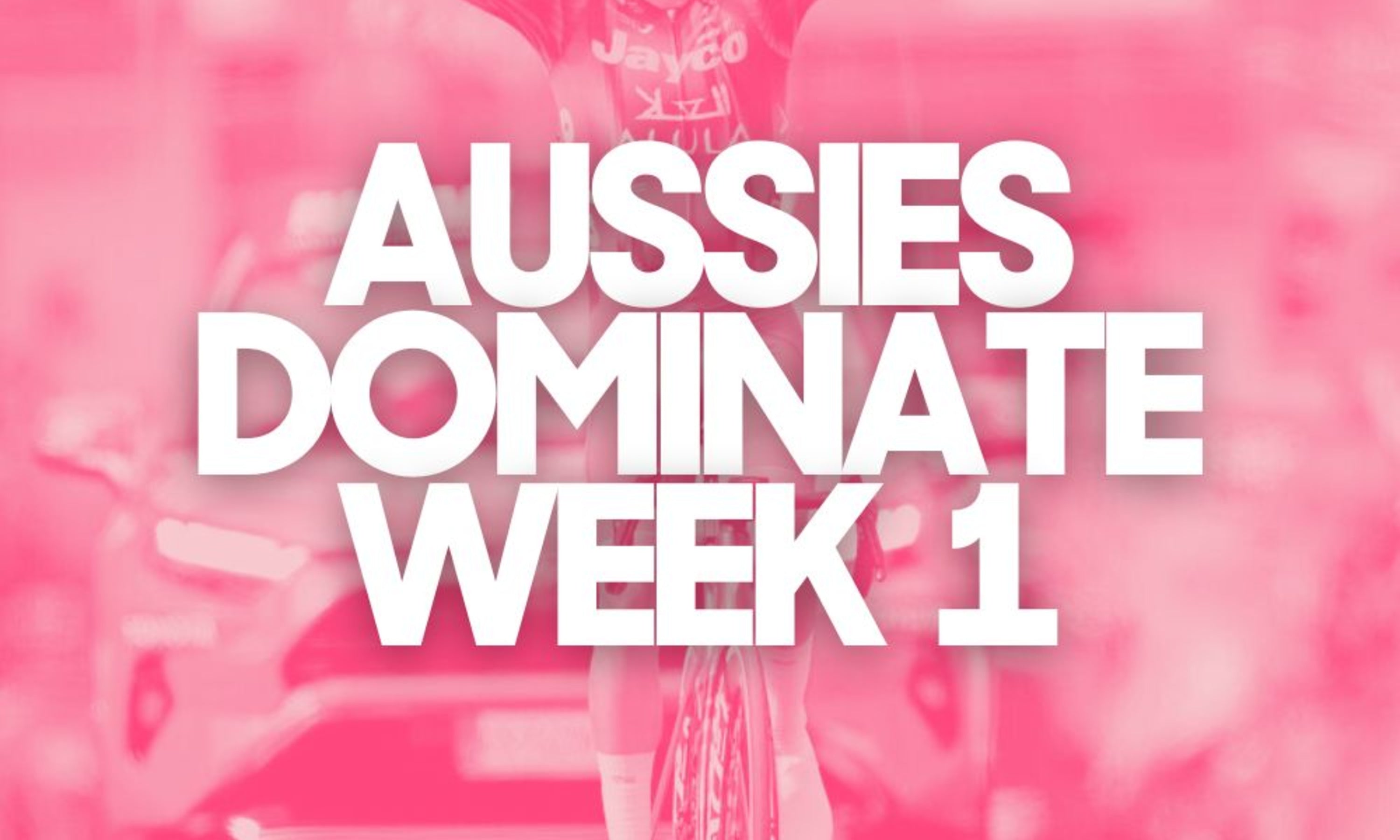 Aussie domination in Italy