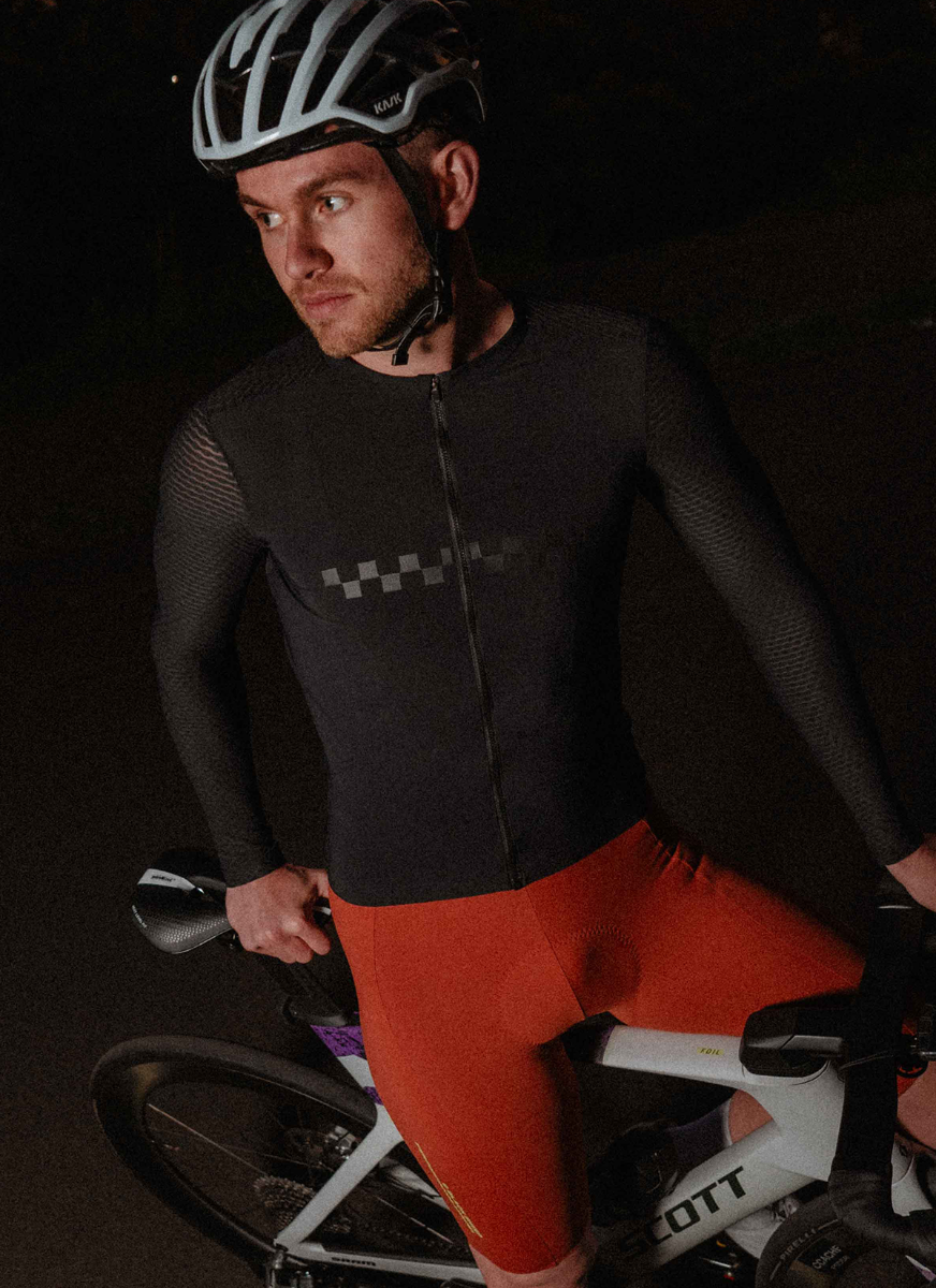 Men's AeroWeave LS Jersey - Classic Black - Image 2
