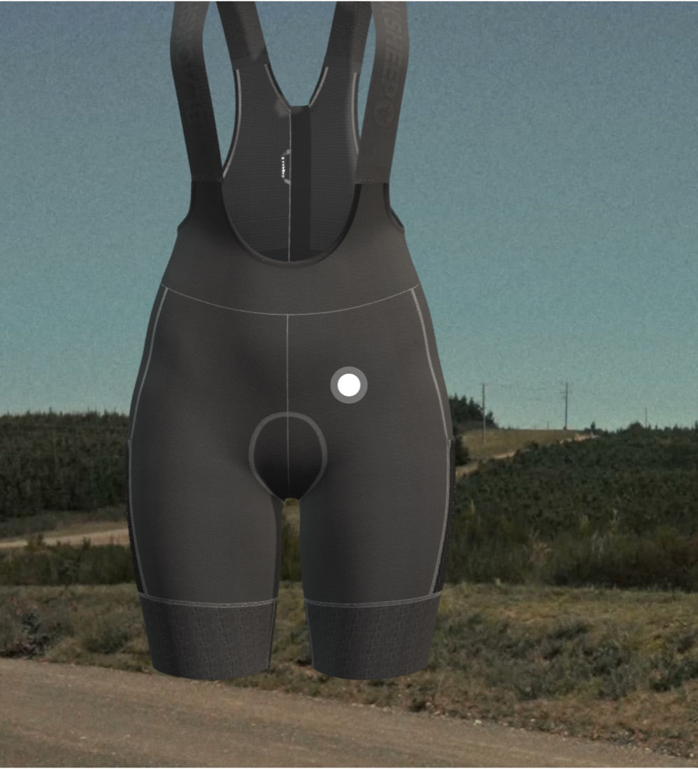 Front of the Enduro Bib, from the 3D model