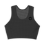 Women's FlyMesh Cropped Singlet - Untitled Black