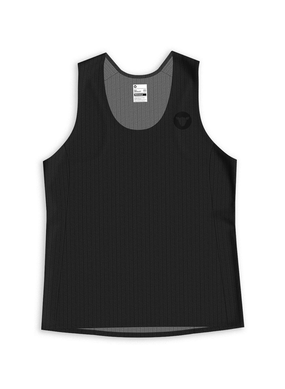 Women's FlyMesh Singlet - Untitled Black