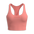 Women's Long Line Padded Crop - Super Coral