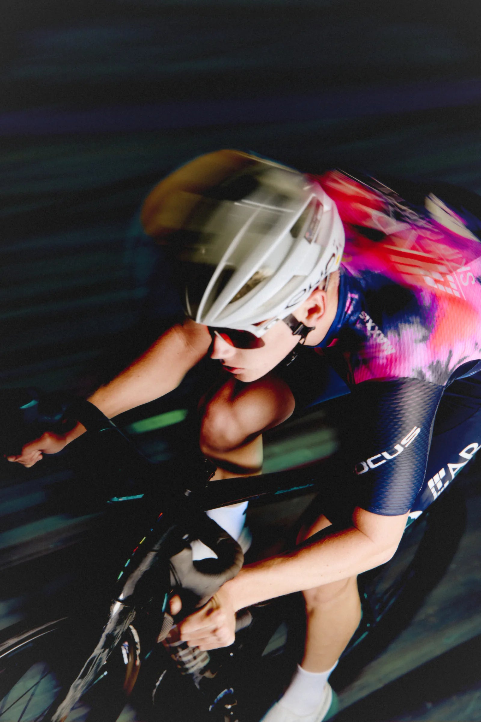 A young ARA–Skip Capital rider in motion