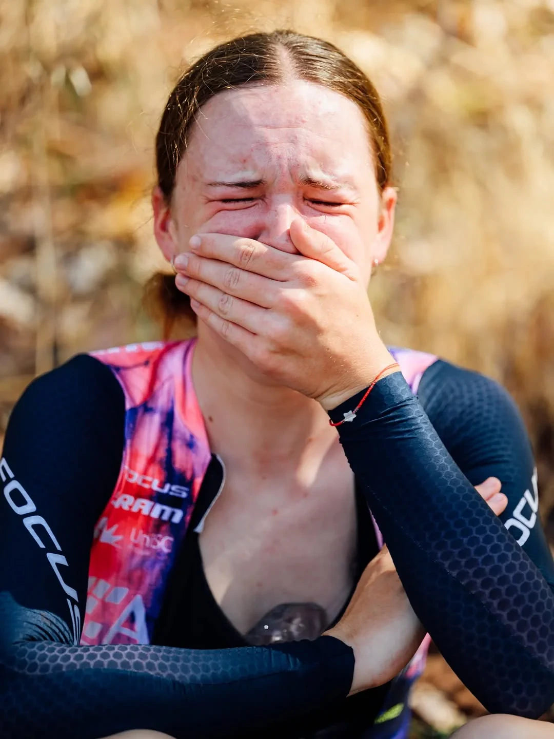A young rider after a breakthrough result